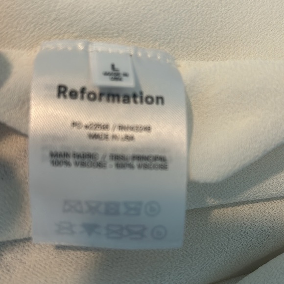 Reformation Lucky Wrap Dress Large - Picture 8 of 10